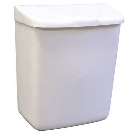 Sanitary Napkin Receptacle, White