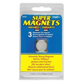Disc Magnet, Neodymium, 6 lb. Pull, PK3
