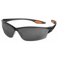 Law 2, Safety Glasses, Anti-Fog & Anti-Scratch, Gray Lens, Gray Frame, Full-Frame
