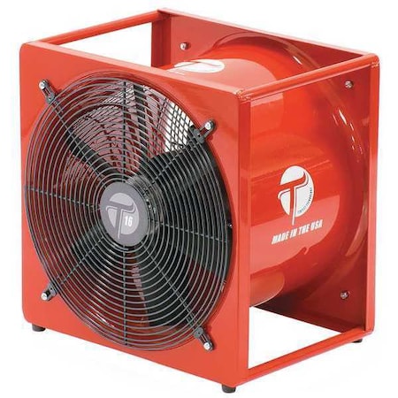 Smoke Ejector Fan, 16In Bl, PosPress, 115 V