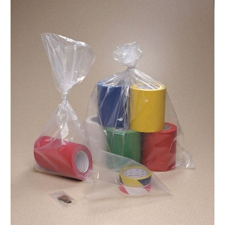 Open Poly Bags, 15" x 9", 1 mil, Clear, None, 1000 PK