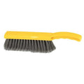 2 in W Bench Brush, Medium, 4 1/2 in L Handle, 8 in L Brush, Gray, Plastic, 12 1/2 in L Overall