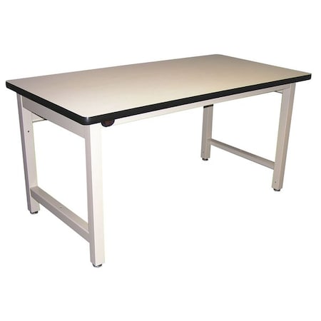 Bolted Workbenches, Laminate, 60" W, 30" to 36" Height, 5000 lb., Straight