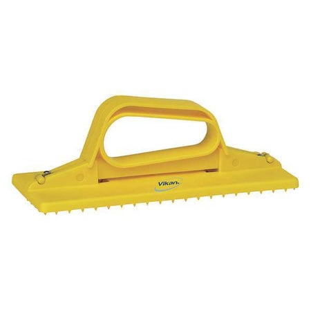 9 in Pad Holder, Yellow, Polypropylene