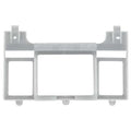 Gray Plastic Label Holder, 41 1/2 in L, 29 1/2 in W