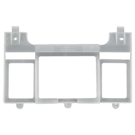Gray Plastic Label Holder, 41 1/2 in L, 29 1/2 in W