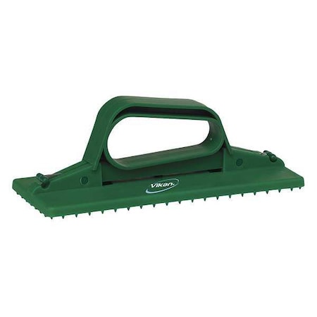 9 in Pad Holder, Green, Polypropylene