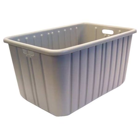 Storage Container, Fiberglass Reinforced Composite, Gray, 15 in H, 19 in W, 28-1/2 in L
