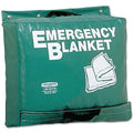 Emergency Blanket, Green, 70 In. x 82 In.