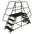 Rolling Work Platform, Steel, Dual, 30 In.H