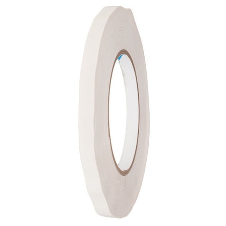 Bag Sealing Tape, PVC, White, 3/8In x 180Yd