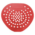 Urinal Screen, Non-Para, Heart, Cherry Fragrance, Red, PK12