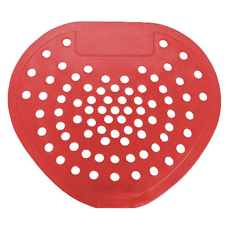 Urinal Screen, Non-Para, Heart, Cherry Fragrance, Red, PK12