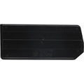 Plastic Divider, Black, 10 in L, 4 1/4 in H, 6 PK