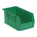 Hang & Stack Storage Bin, Polypropylene, Green, 5 in H, 5 1/2 in W, 10 7/8 in L