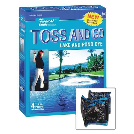 Pond Dye Bag,Blue,Pk4