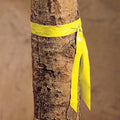 Flagging Tape, No Legend, Yellow, 1 in Wide x 300 ft Length, Vinyl, 2.5 mil