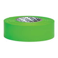 Flagging Tape, No Legend, Green, 1 3/16 in Wide x 300 ft Length, Vinyl, 2.5 mil