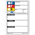 Rectangle HMIG Label 5-7/8"H x 4"W, Multicolor, Pk250