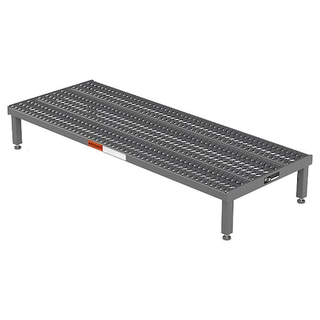 Work Platform, 9 in to 14 in H, 24 in W, 60 in D, Steel, 500 lb Load Capacity
