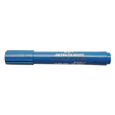 Metal Detectable Dry Erase Marker, Black Color Family, 10 PK