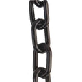 Plastic Chain, Black, 100 ft Length, Gloss