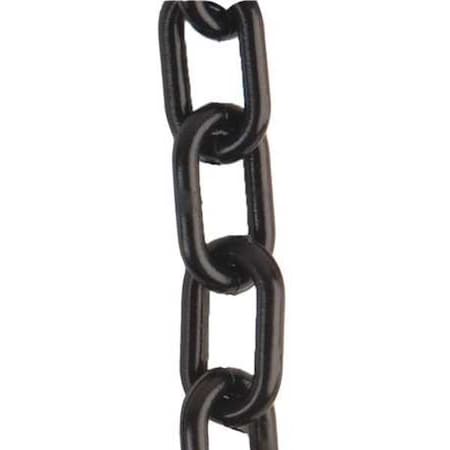 Plastic Chain, Black, 100 ft Length, Gloss
