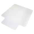 Chair Mat 46""x60"", Traditional Lip Shape, Clear, for Carpet