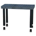 Add-On Plastic Shelving, Open Style, 16 in D, 36 in W, 24 in H, 1 Shelves, Black