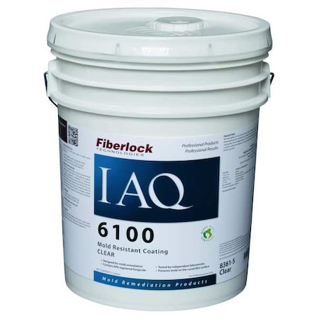 Mold-Resistant Coating, 5 gal. Pail, Very Slight, Clear