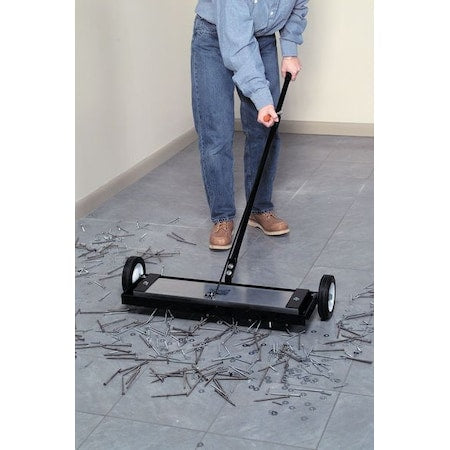 Magnetic Sweeper w/Release, 160 lb, 30-1/4