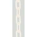 Plastic Chain, White, 100 ft Length, Gloss