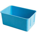 Stack & Nest Storage Container, 0.9 gal, 9-3/4 in L x 6-1/8 in W x 4-1/2 in H, Blue