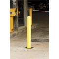 Bollard, 7", Polyethylene, Yellow