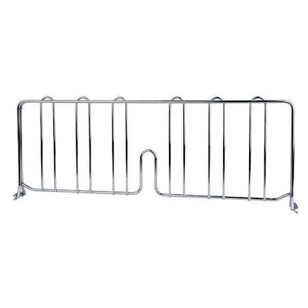 Shelf Divider, 24"D x 24"W x 8"H, Chrome
