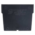 Plastic Divider, Black, 3 in L, 4 in H, 50 PK