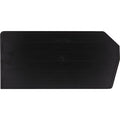 Plastic Divider, Black, 16 in L, 8 in H, 6 PK