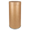 87 gal Round Recycling Bin, Open Top, Bronze Vein/Bronze Vein, Fiber, 1 Openings