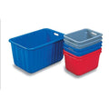 Storage Container, Fiberglass Reinforced Composite, Blue, 10 in H, 12-1/2 in W, 18 in L