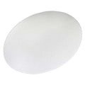 Designer Chair Mat 48"x60", Oval Shape, Clear, for Carpet