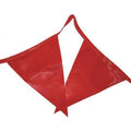Pennants, Polyethylene, Red, 100 ft.