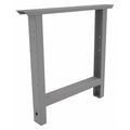 Adj. Leg, 3Wx36Dx27-7/8 to 35-3/8H, Gray