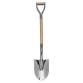 No. 2 Round Point Ceremonial Shovel, Steel Blade, 29 in L, Wood