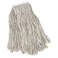 String Wet Mop, 24 oz Dry Wt, Quick Change Connection, Cut-End, Natural, Cotton