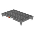 Single Step Platform, 5 in to 8 in H, 24 in W, 36 in D, Steel, 500 lb Load Capacity