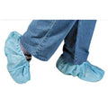 Disposable Shoe Covers, Polypropylene, Blue, Slip Resistant Sole: Yes , XL