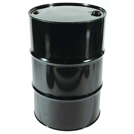 Closed Head Transport Drum, Steel, 55 gal, Lined, Black