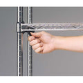 Mobile Post, D x 1"W x 86-5/8"H, Chrome, PK4