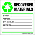 Hazardous Waste Label,6 In. H,PK250