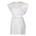 Exam Gown, Tissue, White, PK50
